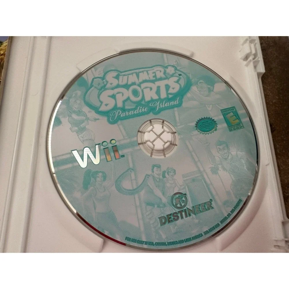 Nintendo Wii  Bundle Lot Of (2) Summer Sports, Cruise Ship Vacation Games